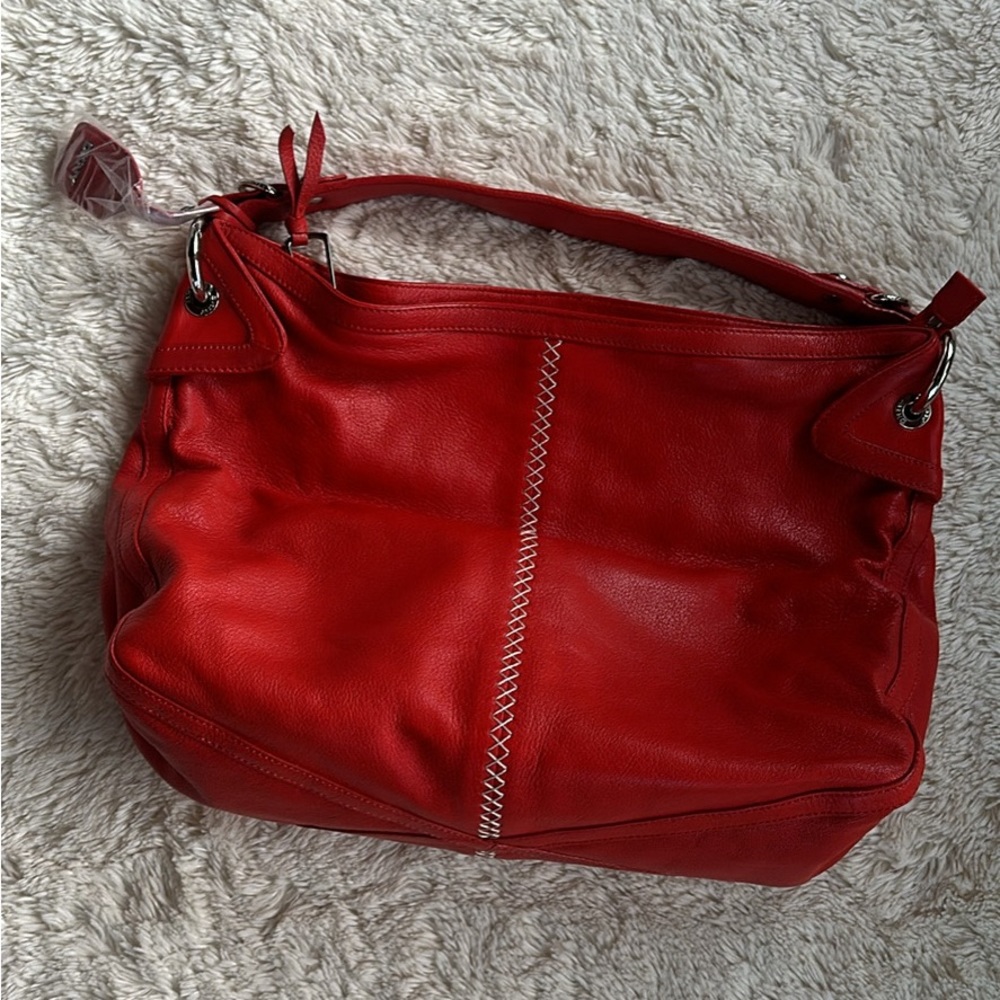 DKNY deep orange tote purse handbag NEW